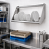Thumbnail image #2 for Eagle Group 84-Inch Wall-Mounted Tubular Dishtable Rack Shelf, 304 Stainless Steel, Knock-Down