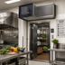 Thumbnail image #2 for Berner Industrial Direct Drive 12 72-Inch Ambient (Unheated) Air Curtain, 2 x 1/2 HP