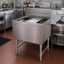 Thumbnail image #2 for Advance Tabco Prestige 42-Inch Stainless Steel Bar Ice Chest, Without Cold Plate, 127 lb Capacity