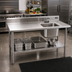 Thumbnail image #2 for Eagle Group Deluxe Stainless Steel Sink Table with Right Bowl and Undershelf, 72