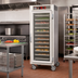 Thumbnail image #2 for Metro C5 6 Series Mobile Full-Height Heated Holding Cabinet with Tempered Clear Glass Doors and Universal Slides, 120V