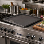 Thumbnail image #2 for Comstock-Castle 14023 4-Burner Lift-Off Steel Griddle for Commercial Ranges