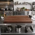 Thumbnail image #2 for John Boos Boos Block American Black Walnut Edge Grain Wood Countertop, 48 x 27 x 1-1/2 Inch