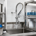 Thumbnail image #2 for T&S Brass EasyInstall Mini Pre-Rinse Unit, Single-Hole Deck Mount, with 6-Inch Swing Nozzle and 1.42 GPM Spray Valve