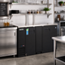 Thumbnail image #2 for Everest Refrigeration Two-Section Direct Draw Keg Refrigerator with 2 Draft Towers, 68-Inch Wide, 20 Cu. Ft., 3 Half-Barrel Keg Capacity