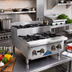 Thumbnail image #2 for Comstock-Castle 24-Inch Countertop Step-Up Sauté Hotplate with 4 Cast Iron Burners