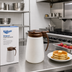 Thumbnail image #2 for Vollrath Dripcut 48 oz Syrup Dispenser with White Polyethylene Jar and Brown Plastic Top