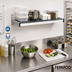 Thumbnail image #2 for Fermod Solid Wall-Mounted Shelving Unit with Removable Polymer Inserts, 42 in. W x 18 in. D