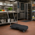 Thumbnail image #2 for Triple Trolley Utility Duty Plastic Platform Truck with Non-Skid Deck, 250 lb Capacity, Black