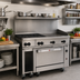 Thumbnail image #2 for Wolf Challenger XL 48-Inch Gas Restaurant Range with 4 Open Burners, 24-Inch Griddle and Convection Oven