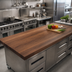 Thumbnail image #2 for 96-Inch x 38-Inch American Black Walnut Edge-Grain Kitchen Countertop, 2-1/4-Inch Thick
