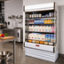 Thumbnail image #2 for Howard-McCray 35E Series Dairy Open Merchandiser, 75 Inch Self-Contained, 4-Row LED Shelves, White