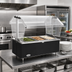 Thumbnail image #2 for Eagle Service Mate Deluxe Tabletop Buffet Hot Food Table with Sneeze Guard, 48-Inch, 3-Well, 240V
