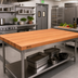 Thumbnail image #2 for Boos Block American Cherry Edge Grain Kitchen Countertop, Varnique Finish, 108 x 48 x 3 Inches
