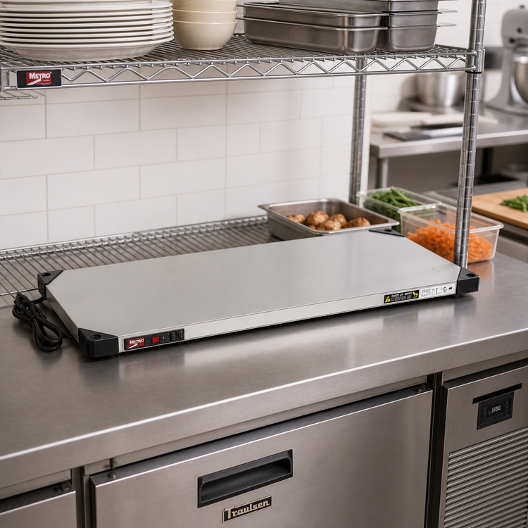 Product image #3 for Metro Super Erecta® Hot 42-Inch x 14-Inch Countertop Heated Warming Shelf