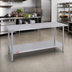 Thumbnail image #2 for Stainless Steel Work Table with Undershelf, 84 x 30 x 36 Inches