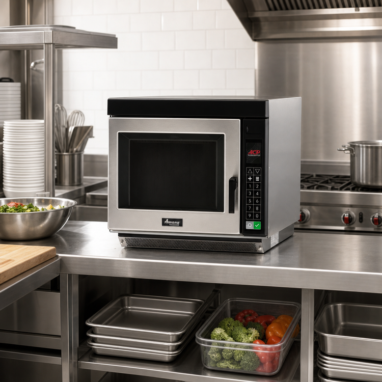 Product image #3 for Amana Commercial RC17S2 Heavy Volume Countertop Microwave Oven, 1.0 Cu. Ft., 1700 Watts