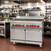 Thumbnail image #2 for American Range 48-Inch Gas Radiant Broiler Range with Two 20-Inch Space Saver Ovens