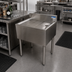 Thumbnail image #3 for BK Resources Stainless Steel Underbar Drain Board with Drain, 24 x 18 x 32-1/2 Inches