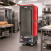 Thumbnail image #2 for Metro C5 3 Series Full Height Heated Holding and Proofing Cabinet with Moisture Module, Red Insulation Armour, Clear Polycarbonate Door, and Fixed Wire Slides