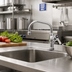 Thumbnail image #2 for Single-Hole Deck-Mount Manual Faucet with 8-Inch Swing Spout and Lever Handle