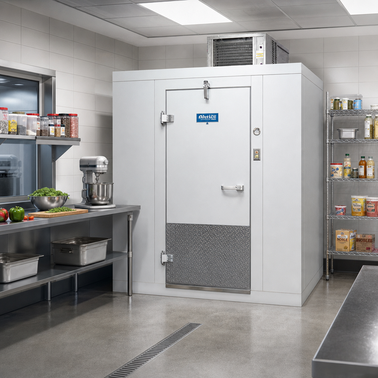Product image #2 for Arctic Industries Indoor Walk-In Freezer with Floor, Remote Refrigeration, 6 ft x 12 ft, -10°F Holding