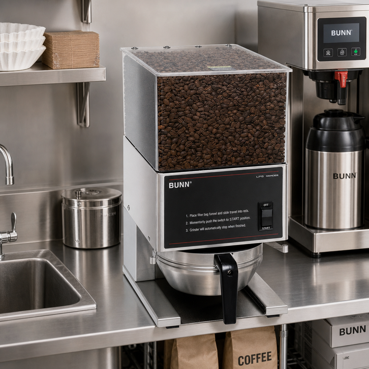 Product image #2 for BUNN Low Profile Automatic Portion Control Coffee Grinder with 6 lb Hopper