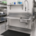 Thumbnail image #2 for Advance Tabco Left-Hand Straight-Soil Dishtable with Pre-Rinse Sink, 47-Inch, 16-Gauge 304 Stainless Steel