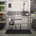 Thumbnail image #2 for Power Soak Power Prep Unlimited 66-Inch 2-Bay Produce Wash Sink, Left-to-Right, 208V, 3-Phase