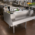 Thumbnail image #2 for John Boos Slim-Line Casino Jockey Box Ice Bin/Cocktail Unit with 7-Circuit Cold Plate, 36-Inch Stainless Steel