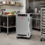Thumbnail image #3 for Metro HotBlox™ HBCN8-AS-UC Narrow 8-Pan Insulated Holding Cabinet, Undercounter, Analog Controls, Solid Door, 120V