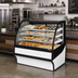 Thumbnail image #3 for True Full-Service Dry Curved Glass Pastry Display Merchandiser with Glass Ends, 48-1/4 Inch Wide, White Exterior / White Interior