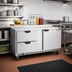 Thumbnail image #2 for Beverage Air UCRD60AHC-2 Two-Section Undercounter Refrigerator with 2 Drawers and 1 Door, 17.1 Cu. Ft.