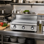 Thumbnail image #2 for Star (Middleby) Ultra-Max 836MA 36-Inch Countertop Gas Griddle, 24-Inch Deep, 1-Inch Polished Steel Plate, 3 Manual Controls