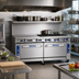 Thumbnail image #2 for Imperial Pro Series 72-Inch Gas Restaurant Range with 6 Open Burners, 6 Step-Up Open Burners, Convection Oven and Cabinet Base