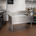 Thumbnail image #2 for Advance Tabco Prestige Supreme 42-Inch Stainless Steel Bar Ice Chest with 10-Circuit Cold Plate and Right-Side Bottle Rack