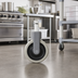 Thumbnail image #2 for Cambro Camshelving Premium 5-Inch Rigid Stem Caster for High-Density Shelving