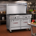 Thumbnail image #2 for Southbend Ultimate 48-Inch Gas Restaurant Range with Six-Burner Mixed Top, Convection Oven and Cabinet Base