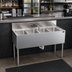 Thumbnail image #2 for Krowne Royal Series Four-Compartment Underbar Sink Unit with Splash Mount Faucet, 48 Inch x 19 Inch