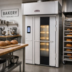 Thumbnail image #2 for Baxter Manufacturing OV520E1 Electric Rotating Rack Oven, Curved Front, 1-Rack Capacity, Programmable Touch-Screen Controls