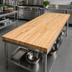 Thumbnail image #2 for Boos Block by John Boos Blended Edge Grain Maple Kitchen Countertop with Varnique Finish, 120 x 30 x 1-1/2 Inch