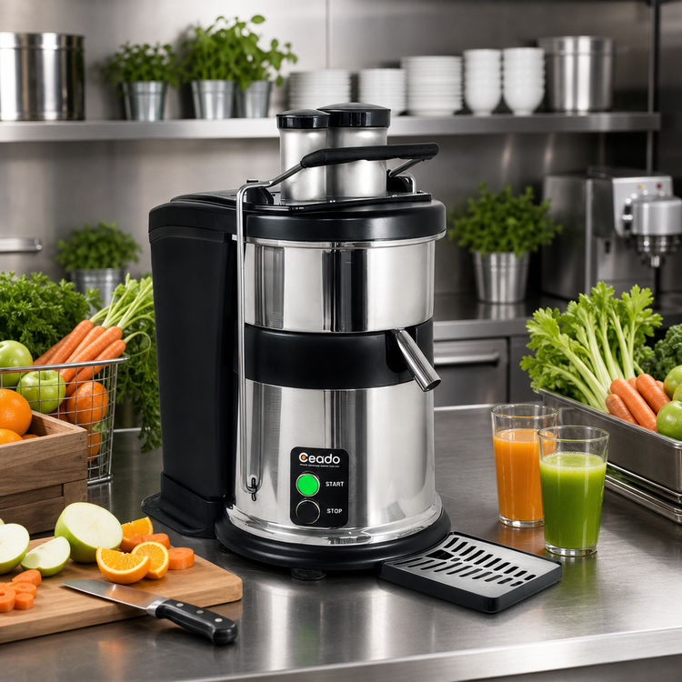 Product image #2 for Ceado ES900 Countertop Automatic Fruit and Vegetable Juicer with Dual Feed Chutes