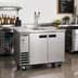 Thumbnail image #2 for Maxx Cold X-Series 48-Inch Two-Section Keg Cooler Beer Dispenser with Single Tower and Dual Faucets