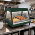 Thumbnail image #2 for Hatco Glo-Ray Heated Countertop Hot Food Display Case, Full-Service, Glass Front, 4-Pan Dual Shelf, Humidity