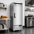 Thumbnail image #3 for Atosa MBF8531GR One-Section Reach-In Freezer, 12.57 Cu. Ft., Bottom-Mount Self-Contained, Right-Hinged Solid Door