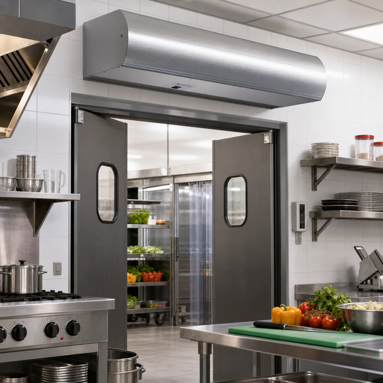 Product image #2 for Berner Architectural Series 96-Inch Unheated High Performance Air Curtain for Doors up to 10 Feet High