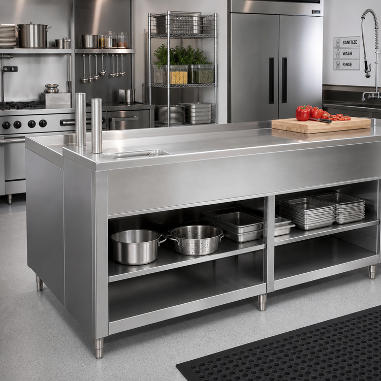 Product image #3 for Advance Tabco TA-92 Front Apron for Sink or Drop-In, Per Linear Foot