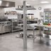 Thumbnail image #2 for Back-To-Back Stainless Steel Floor-To-Ceiling Cantilever Shelving Upright, 60-Inch