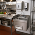 Thumbnail image #2 for Advance Tabco 7-PS-42A Recessed Countertop Hand Sink with Gooseneck Faucet, Soap & Paper Towel Dispensers