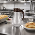 Thumbnail image #2 for Dripcut® 14 oz Glass Syrup Dispenser with Brown Plastic Top